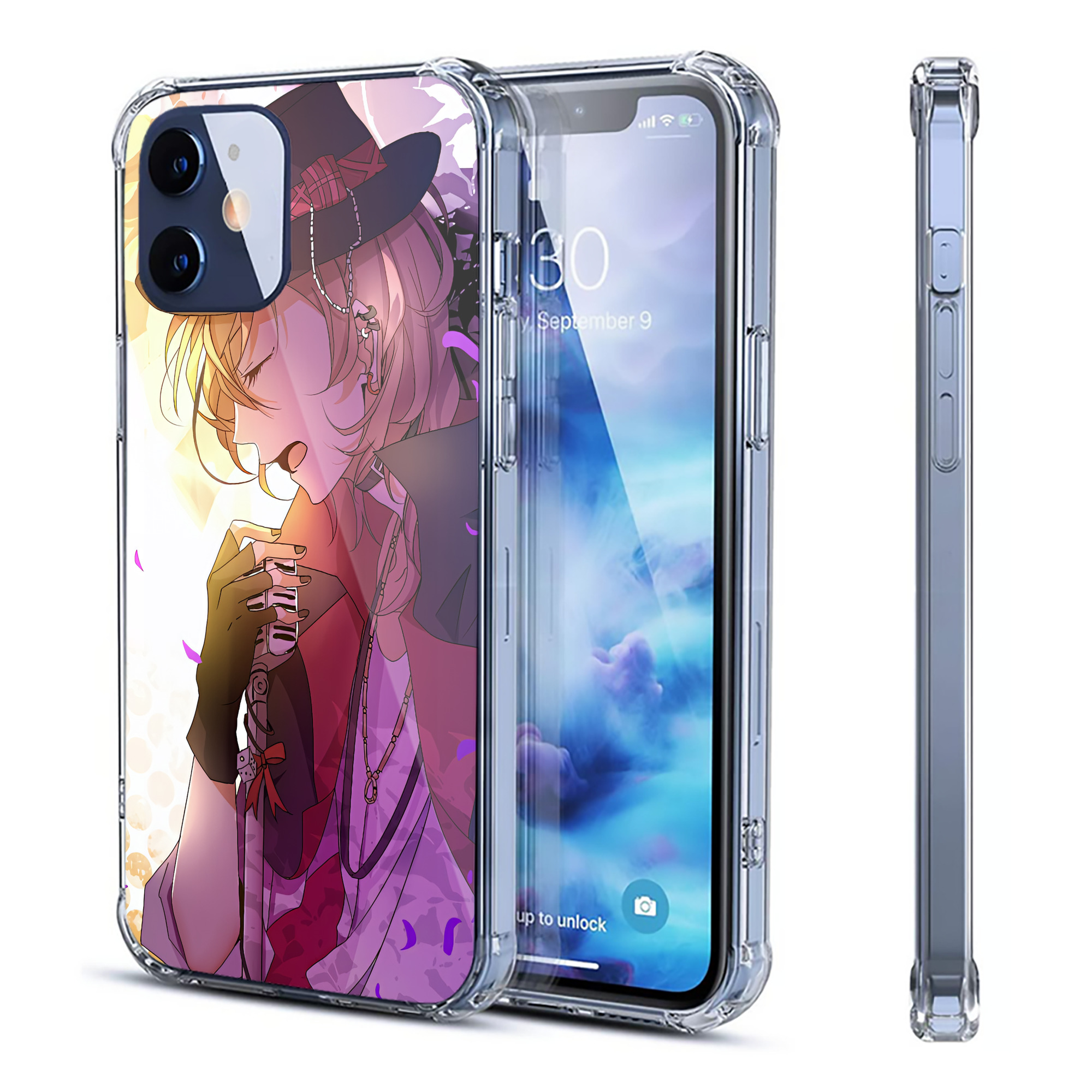 （画像用） 文豪ストレイドッグス Bungo Stray Dogs 【iPhone 12シリーズ対応】透明スマホケース（クリアソフトケース）